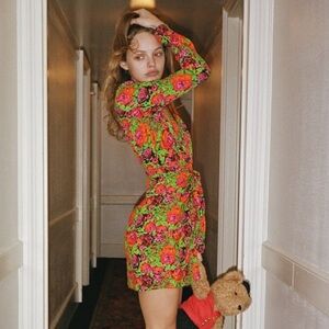 ZARA Floral Print Dress